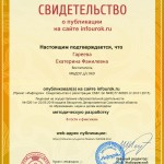 Сертификат проекта infourok.ru № ДБ-122923 (2)